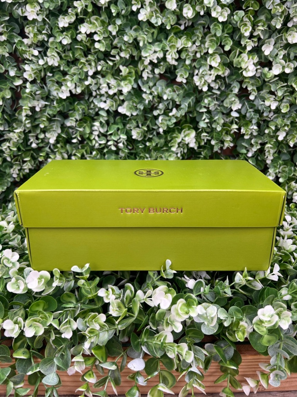 Tory Burch Green Shoe Box / Tissue Paper - Picture 4 of 12